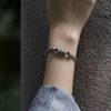 Tibetan Copper Lotus Bracelet with Om Mani Padme Hum Tibetan Copper Lotus Bracelet with Om Mani Padme Hum