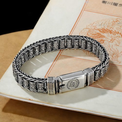 Pulseira Tibetana de Cobre Om Mani Padme Hum