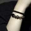 Tibetan Dzi Bead Double Wrap Calm Bracelet Tibetan Dzi Bead Double Wrap Calm Bracelet