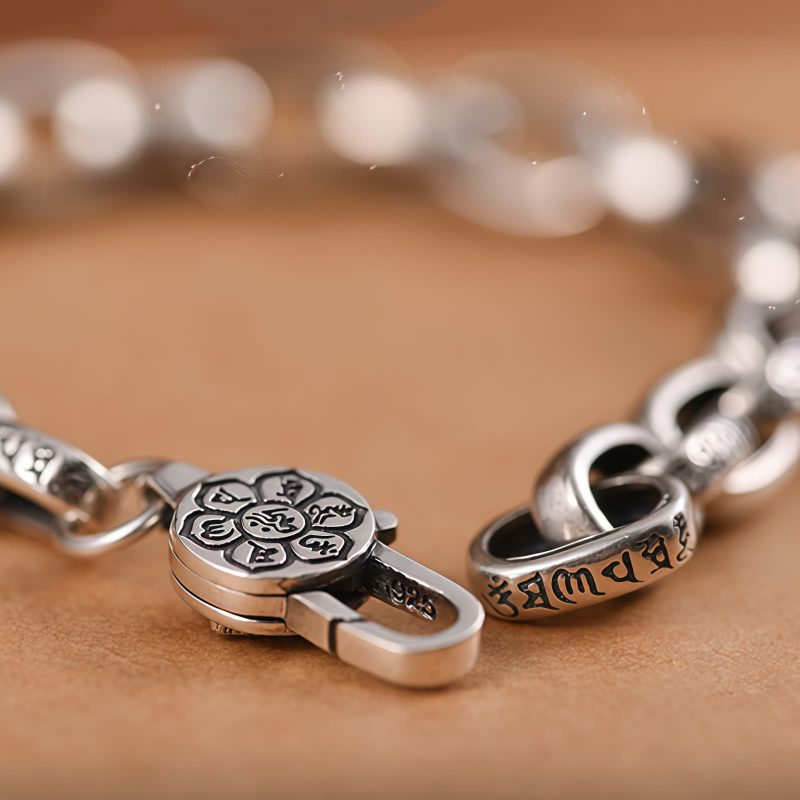 Tibetan Copper Om Mani Padme Hum Wisdom Bracelet Tibetan Copper Om Mani Padme Hum Wisdom Bracelet