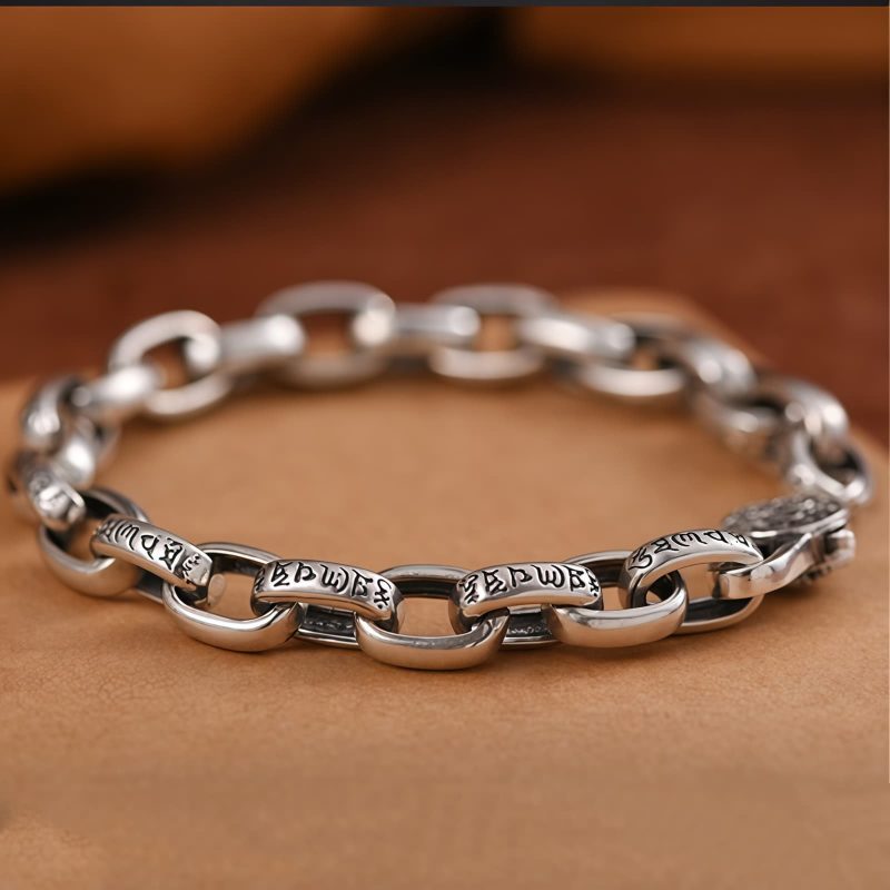 Tibetan Copper Om Mani Padme Hum Wisdom Bracelet Tibetan Copper Om Mani Padme Hum Wisdom Bracelet