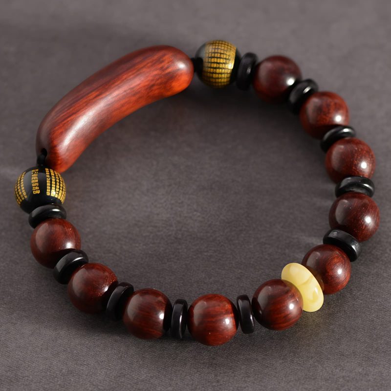 Tibetan Red Sandalwood Om Mani Padme Hum Meditation Bracelet Tibetan Red Sandalwood Om Mani Padme Hum Meditation Bracelet