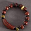 Tibetan Red Sandalwood Om Mani Padme Hum Meditation Bracelet Tibetan Red Sandalwood Om Mani Padme Hum Meditation Bracelet