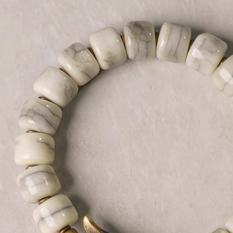 Tibetan White Yak Bone Harmony Bracelet Tibetan White Yak Bone Harmony Bracelet