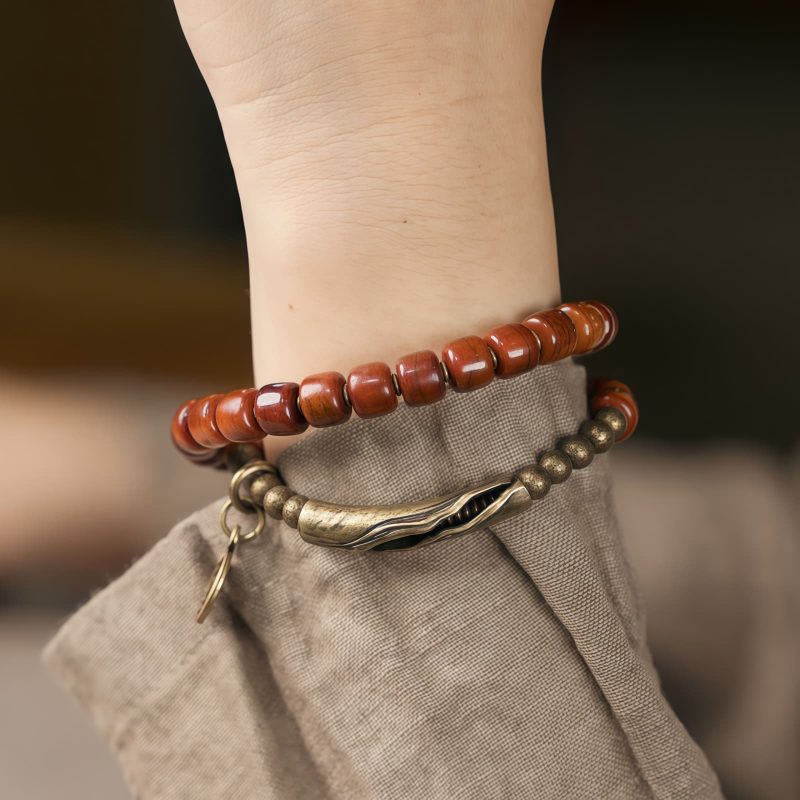 Tibetan Yak Bone Copper Balance Bracelet Tibetan Yak Bone Copper Balance Bracelet