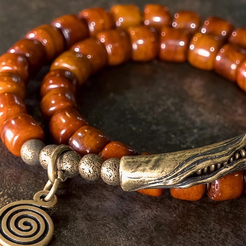 Tibetan Yak Bone Copper Balance Bracelet Tibetan Yak Bone Copper Balance Bracelet