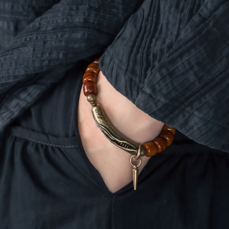 Tibetan Yak Bone Copper Strength Bracelet Tibetan Yak Bone Copper Strength Bracelet