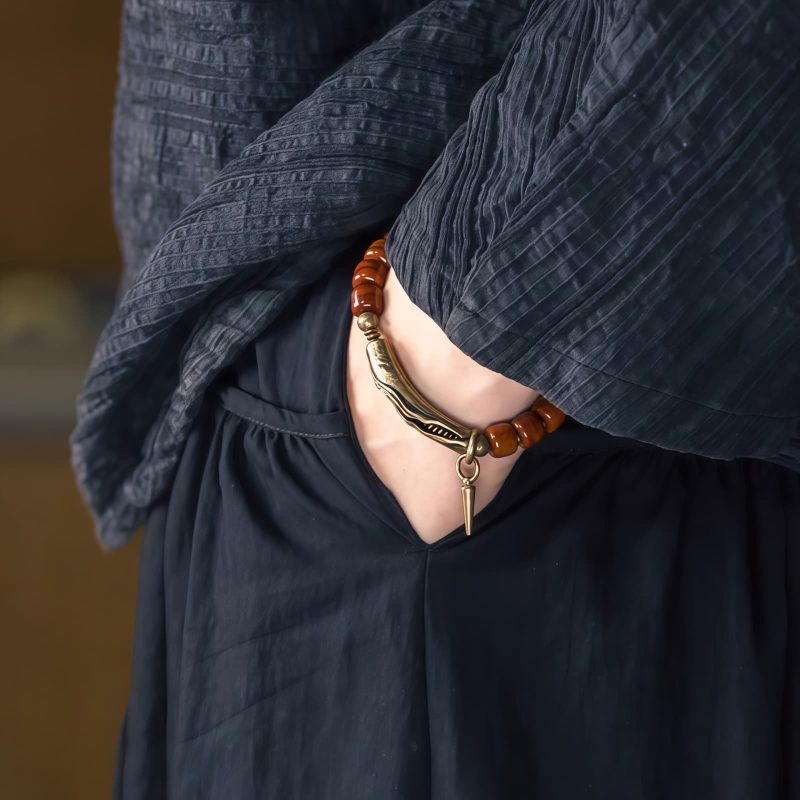 Tibetan Yak Bone Copper Strength Bracelet Tibetan Yak Bone Copper Strength Bracelet