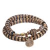 Pulsera Tibetana de Hueso de Yak y Madera de Ébano Tibetan Yak Bone Ebony Wood Power Bracelet