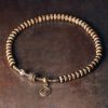Pulsera Tibetana de Hueso de Yak y Madera de Ébano Tibetan Yak Bone Ebony Wood Power Bracelet
