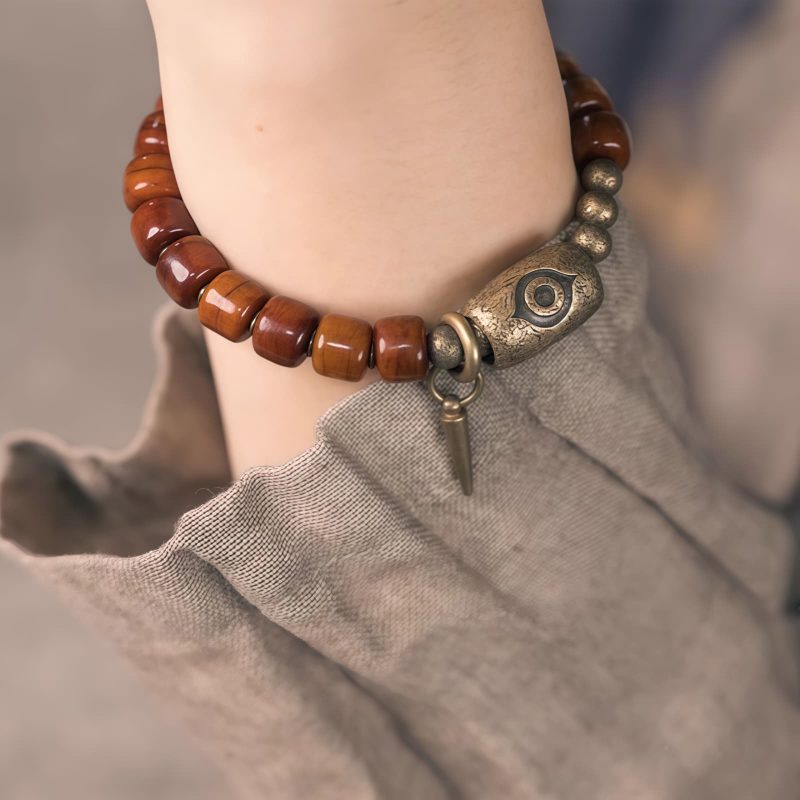 Yak Bone Tibetan Dzi Strength Bracelet Yak Bone Tibetan Dzi Strength Bracelet