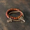 Yak Bone Tibetan Strength Bracelet with Copper Pendant Yak Bone Tibetan Strength Bracelet with Copper Pendant