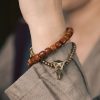 Yak Bone Tibetan Strength Bracelet with Copper Pendant Yak Bone Tibetan Strength Bracelet with Copper Pendant