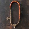 Yak Bone Tibetan Strength Bracelet with Copper Pendant Yak Bone Tibetan Strength Bracelet with Copper Pendant