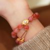 925 Silver Lotus Enlightenment Charm Bracelet 925 Silver Lotus Enlightenment Charm Bracelet