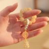 Citrine Peace Wrist Mala for Prosperity Citrine Peace Wrist Mala for Prosperity