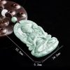Natural Jade Avalokitesvara Amulet Necklace Natural Jade Avalokitesvara Amulet Necklace