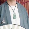 Natural Jade Avalokitesvara Amulet Necklace Natural Jade Avalokitesvara Amulet Necklace
