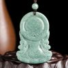 Natural Jade Avalokitesvara Amulet Necklace Natural Jade Avalokitesvara Amulet Necklace