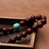 Tibetan Bodhi Seed Agate Wealth Wrist Mala Tibetan Bodhi Seed Agate Wealth Wrist Mala