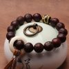 Tibetan Bodhi Seed Agate Wealth Wrist Mala Tibetan Bodhi Seed Agate Wealth Wrist Mala