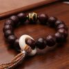 Tibetan Bodhi Seed Agate Wealth Wrist Mala Tibetan Bodhi Seed Agate Wealth Wrist Mala