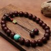 Tibetan Bodhi Seed Agate Wealth Wrist Mala Tibetan Bodhi Seed Agate Wealth Wrist Mala