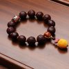 Tibetan Bodhi Seed Agate Wealth Wrist Mala Tibetan Bodhi Seed Agate Wealth Wrist Mala