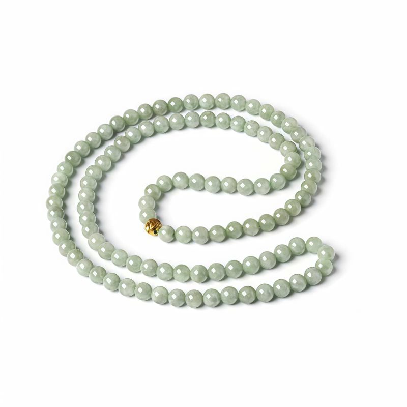Tibetan Jade 108 Beads Luck Bracelet Tibetan Jade 108 Beads Luck Bracelet