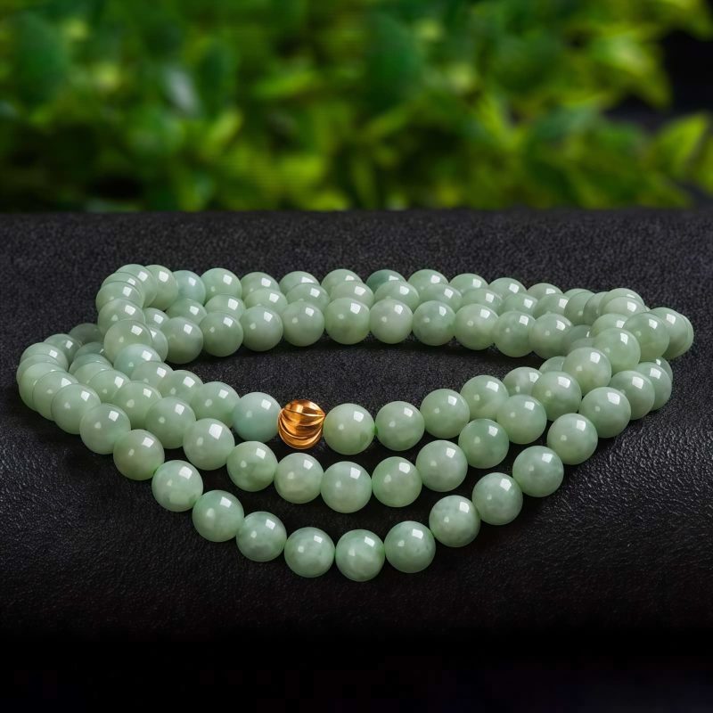 Tibetan Jade 108 Beads Luck Bracelet Tibetan Jade 108 Beads Luck Bracelet