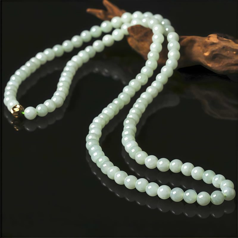 Tibetan Jade 108 Beads Luck Bracelet Tibetan Jade 108 Beads Luck Bracelet
