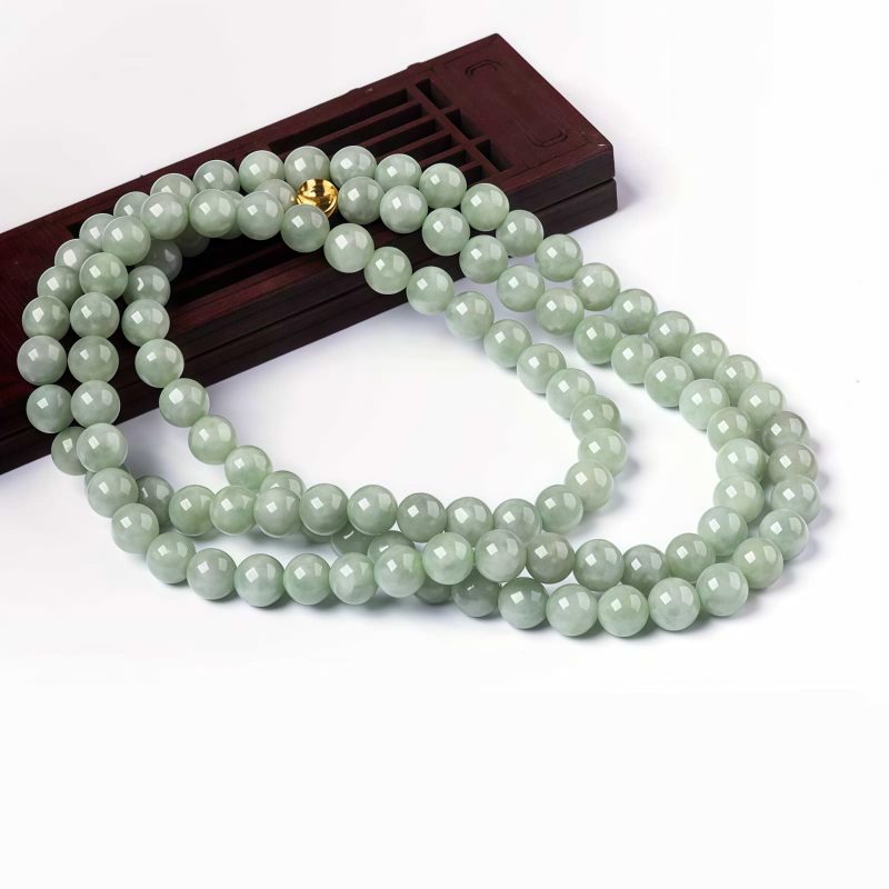Tibetan Jade 108 Beads Luck Bracelet Tibetan Jade 108 Beads Luck Bracelet