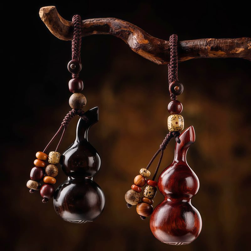 Tibetan Red Sandalwood Luck Key Chain Tibetan Red Sandalwood Luck Key Chain