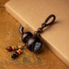 Tibetan Red Sandalwood Luck Key Chain Tibetan Red Sandalwood Luck Key Chain
