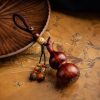 Tibetan Red Sandalwood Luck Key Chain Tibetan Red Sandalwood Luck Key Chain
