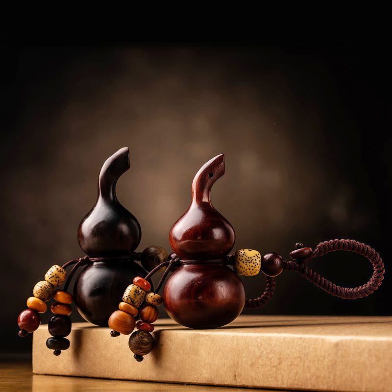 Tibetan Red Sandalwood Luck Key Chain Tibetan Red Sandalwood Luck Key Chain