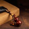 Tibetan Red Sandalwood Luck Key Chain Tibetan Red Sandalwood Luck Key Chain