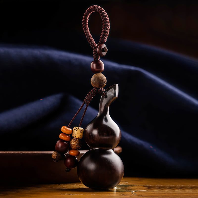 Tibetan Red Sandalwood Luck Key Chain Tibetan Red Sandalwood Luck Key Chain