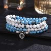 Tibetan White Turquoise Blessing Bracelet Tibetan White Turquoise Blessing Bracelet