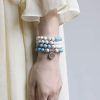 Tibetan White Turquoise Blessing Bracelet Tibetan White Turquoise Blessing Bracelet