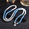 Tibetan White Turquoise Blessing Bracelet Tibetan White Turquoise Blessing Bracelet