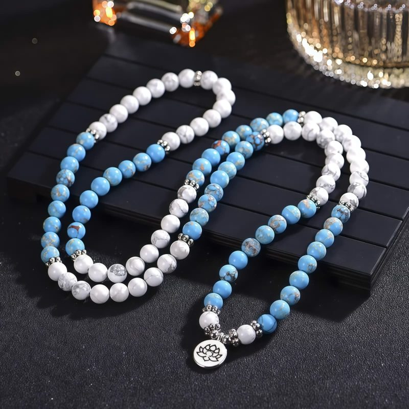 Tibetan White Turquoise Blessing Bracelet Tibetan White Turquoise Blessing Bracelet