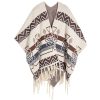 Chal Tibetano de Rayas Onduladas: Calidez y Estilo Étnico Tibetan Wave Stripe Cozy Scarf - 21