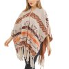 Chal Tibetano de Rayas Onduladas: Calidez y Estilo Étnico Tibetan Wave Stripe Cozy Scarf - 27