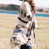 Chal Tibetano de Rayas Onduladas: Calidez y Estilo Étnico Tibetan Wave Stripe Cozy Scarf - 7