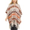 Chal Tibetano de Rayas Onduladas: Calidez y Estilo Étnico Tibetan Wave Stripe Cozy Scarf - 26