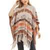 Chal Tibetano de Rayas Onduladas: Calidez y Estilo Étnico Tibetan Wave Stripe Cozy Scarf - 24