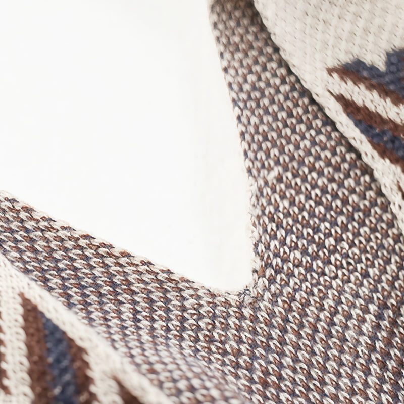 Chal Tibetano de Rayas Onduladas: Calidez y Estilo Étnico Tibetan Wave Stripe Cozy Scarf - 17