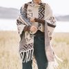 Chal Tibetano de Rayas Onduladas: Calidez y Estilo Étnico Tibetan Wave Stripe Cozy Scarf - 4